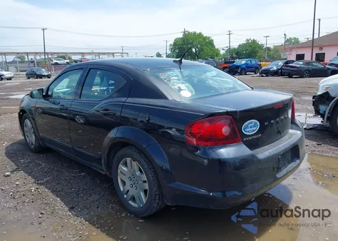 2013 Dodge Avenger Se from USA, damaged, VIN 1C3CDZAB2DN588955